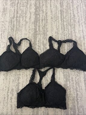 Black Lace Bralette - Women's Intimates